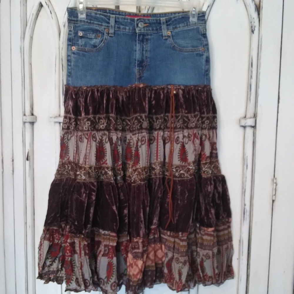Levi's boho skirt